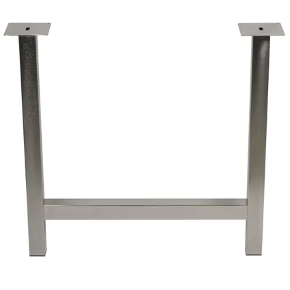 Duraline meubelpoot H-vorm staal 5x72cm 3