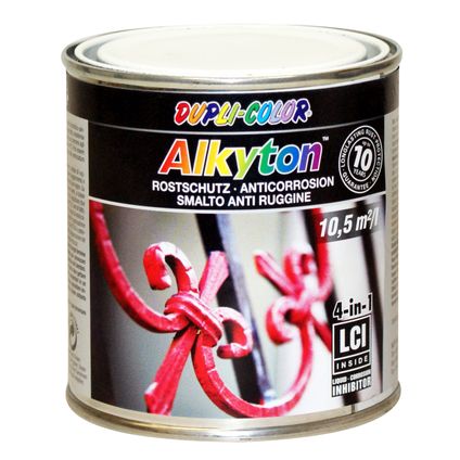Dupli-Color Alkyton roestbeschermingslak zwart iron mica 250 ml