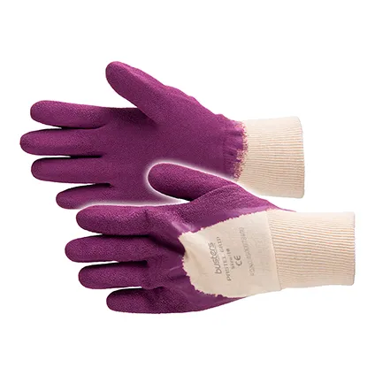 Busters handschoenen Pastel grip katoen/latex M10 2