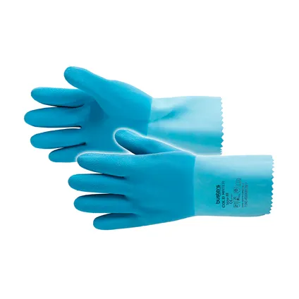 Gants Busters Cold Water latex T8 bleu