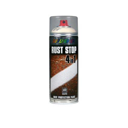 Peinture antirouille Dupli-Color Rust Stop ivoire clair satiné 400 ml