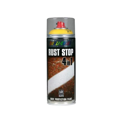 Dupli-Color Rust Stop Peinture anti-rouille jaune colza RAL 1021 satiné 400 ml