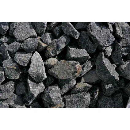 Giardino natuursteen Friuli zwart/grijs Ø5-7,5cm 0,32m³