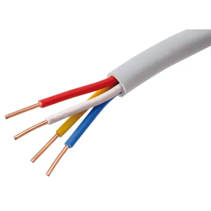 Sencys signaalkabel 10m 4x0,6mm² wit