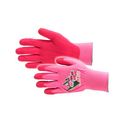 Busters Flower Power handschoen roze S