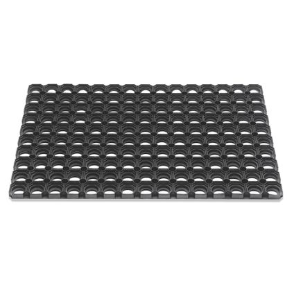 Deurmat Domino zwart 40x60cm