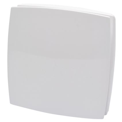 Ventilateur Sencys Deco Blanc Ø100mm avec minuterie et capteur d'humidité CE blanc