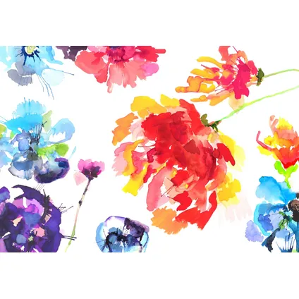 Sanders & Sanders papier peint panoramique fleurs multicolore - 368 x 254 cm - 612253