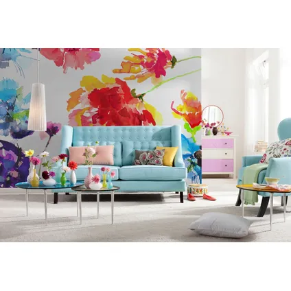 Sanders & Sanders papier peint panoramique fleurs multicolore - 368 x 254 cm - 612253 2