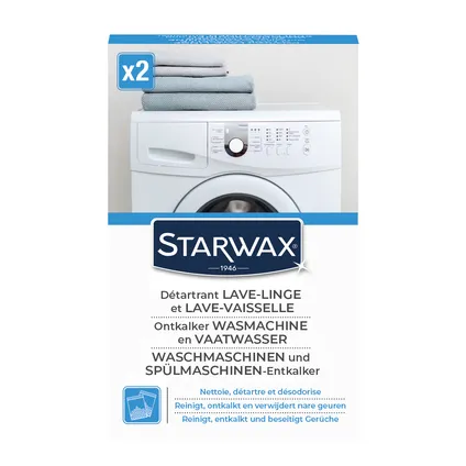 Starwax reiniger ontkalker voor was-en vaatwasmachine