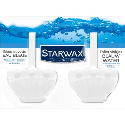 Starwax Blocs eau bleue pour WC