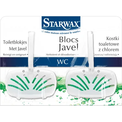 Starwax Blocs avec javel pour WC