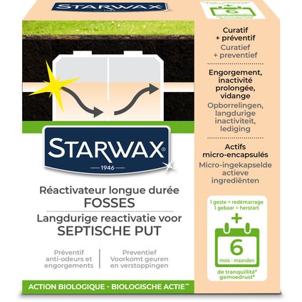 Starwax Ré-activateur longue durée fosses