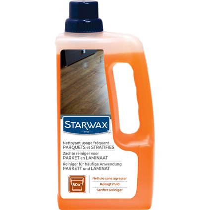 Nettoyant parquet Starwax Vitrifié et stratifié usage fréquent 1L