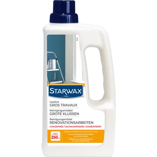 Starwax schoonmaakmiddel vloeren en muren 'Grote Klussen' 1 L