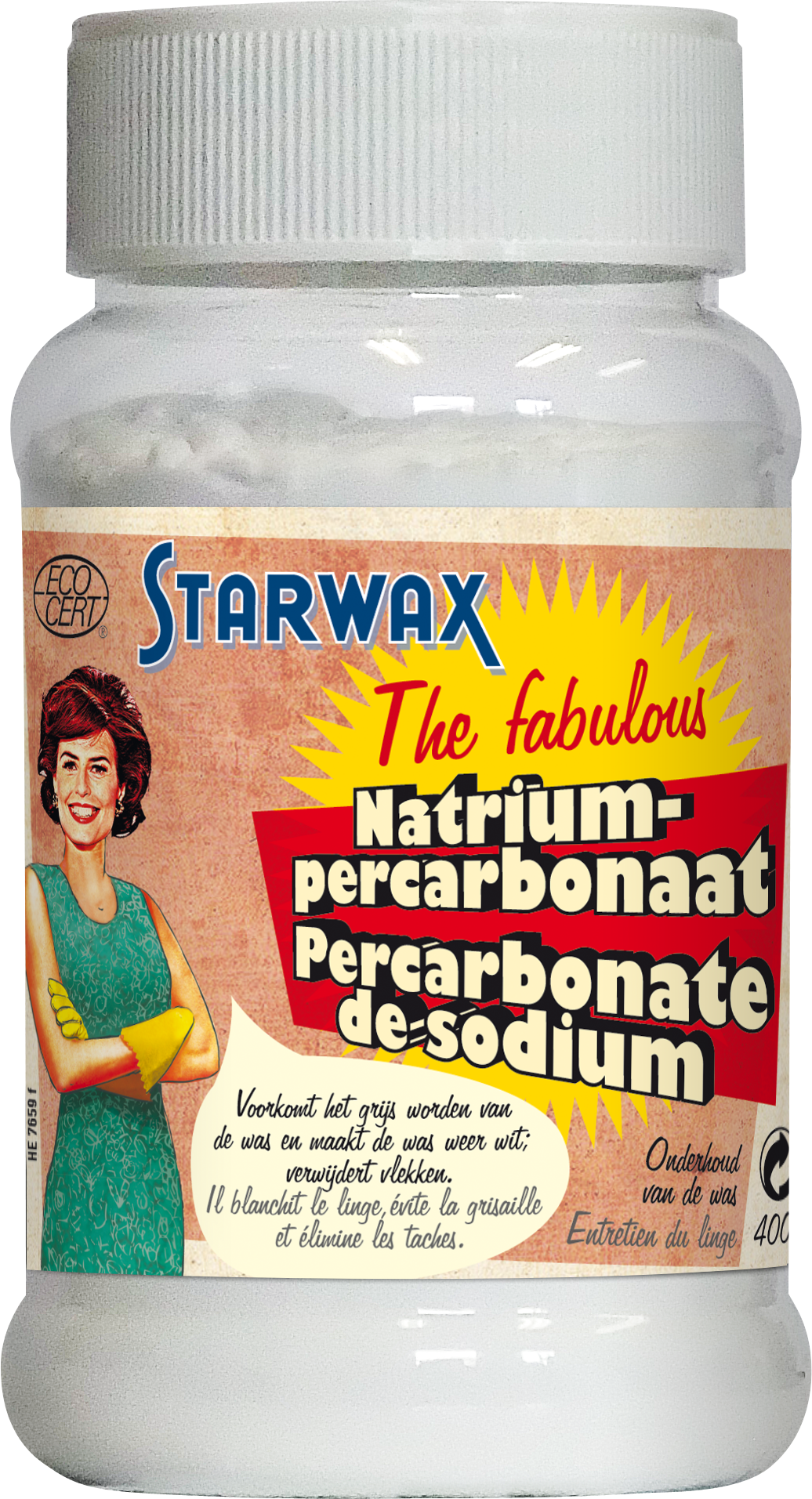 Percarbonate de sodium Starwax The Fabulous entretien du linge 400gr