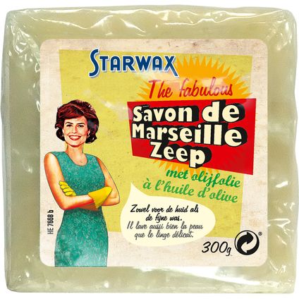 Starwax The Fabulous marseillezeep 300gr olijfolie
