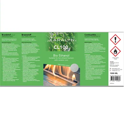 Xaralyn bio-ethanol CL 100 1L
 2