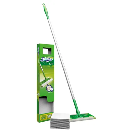 Balai dépoussiérant Swiffer Kit Sweeper + 8 recharges