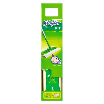 Balai dépoussiérant Swiffer Kit Sweeper + 8 recharges 2