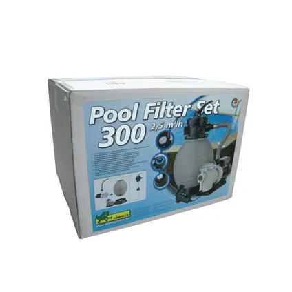 Groupe de filtration Ubbink pompe Poolmax TP 25 + filtre à sable PoolFilter 300 2,5m³/h pour piscine < 20m³  2