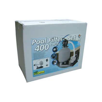 Ubbink zandfilter PoolFilter® 400 6m³/h + pomp Poolmax® TP50 voor zwembad < 45m³ 2