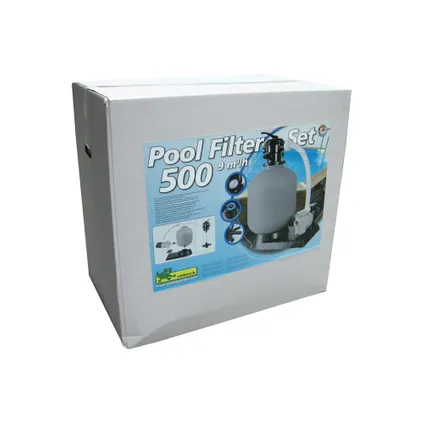 Groupe de filtration Ubbink pompe Poolmax TP 75 + filtre à sable PoolFilter 500 9m³/h pour piscine < 70m³    2
