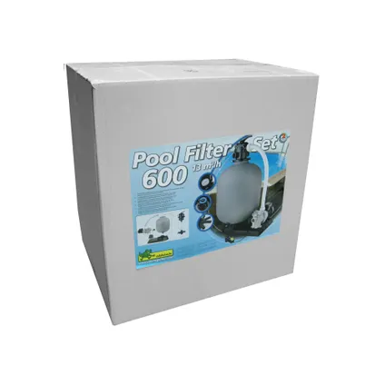 Groupe de filtration Ubbink pompe Poolmax TP 120 + filtre à sable PoolFilter 600 13m³/h pour piscine < 100m³  2