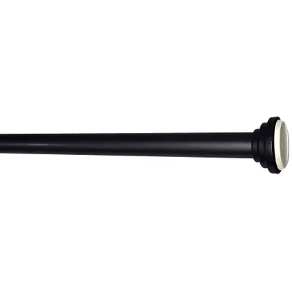 Tringle extensible noir 120 - 210 cm