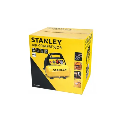 Stanley Compressor - 1100 W - 6 l - 8 Bar - 1.5 electric hp 2