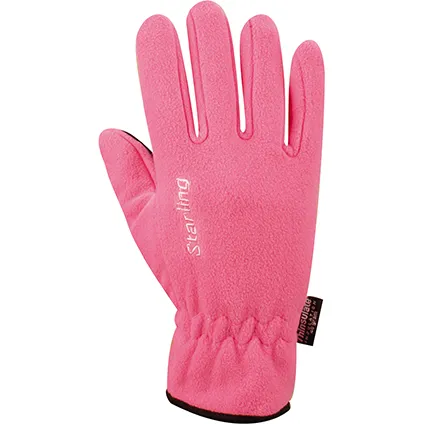 Handschoenen Fleece roze maat M