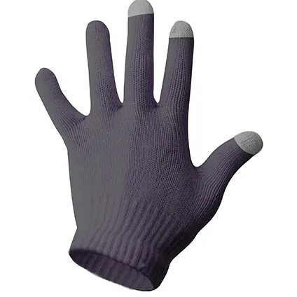Handschoenen Touch antraciet maat L - XL