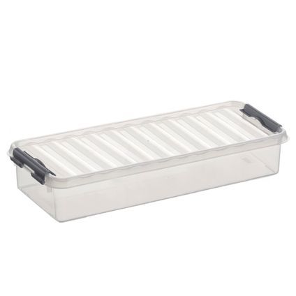 Sunware opbergbox Q-line 2,5L transparant 38,8x14,2x6,5cm