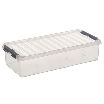 Sunware opbergbox Q-line 6,5L transparant 48,5x19x10,5cm