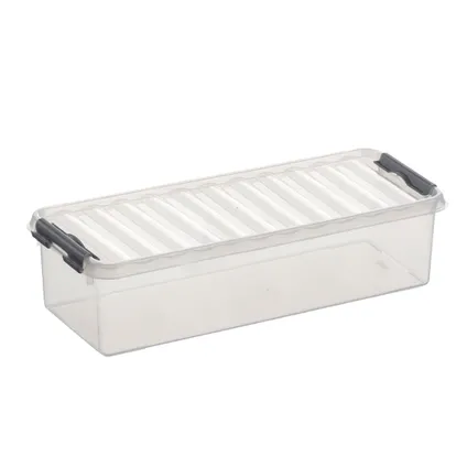 Boîte de rangement Sunware Q-line 3,5L transparent 38,8x14,2x9,2cm
