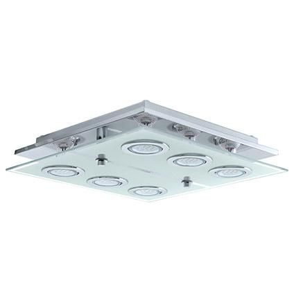 Eglo LED-plafondlamp 'Cisano' vierkant 6x35W