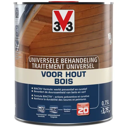 V33 behandelingsproduct hout universeel kleurloos 750ml 4
