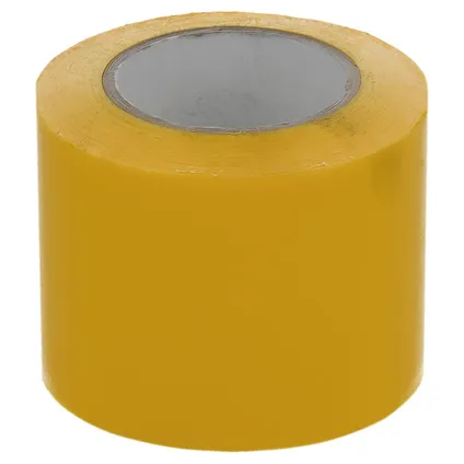 Ruban Sanivesk PVC marquage jaune gaz 50mmx10m