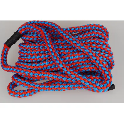 Mamutec meerlijn polyester gevlochten rood-blauw 14mmx8m 3