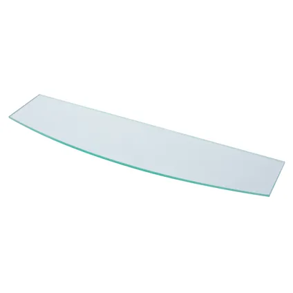 Tablette Duraline verre courbe transparente 6mm 60x15cm