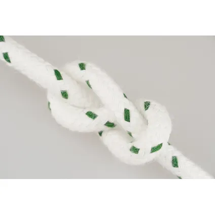 Mamutec touw polyester Spun Sport wit-groen 10mmx90m 5