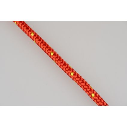 Mamutec touw polyester Neon rood-geel 4mmx200m