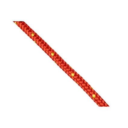 Mamutec touw polyester Neon rood-geel 4mmx200m 2