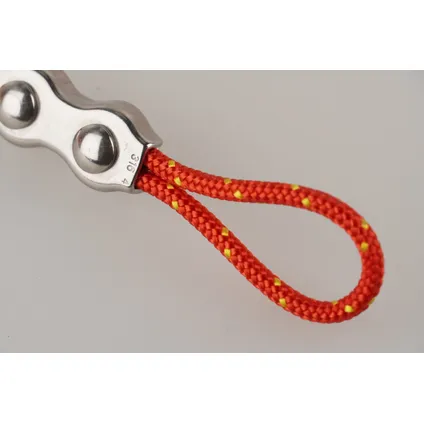 Mamutec touw polyester Neon rood-geel 4mmx200m 5