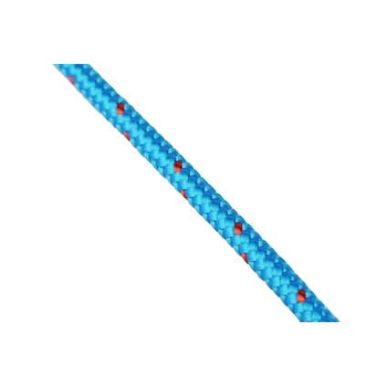 Mamutec touw polyester Neon gevlochten 16 spindels blauw 6mmx80m 2