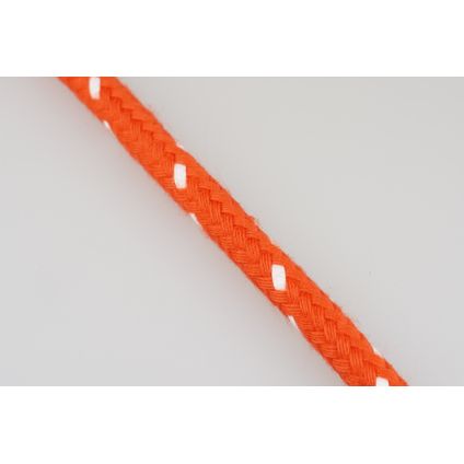 Mamutec touw polyester Spun Sport rood/wit 10mmx90m