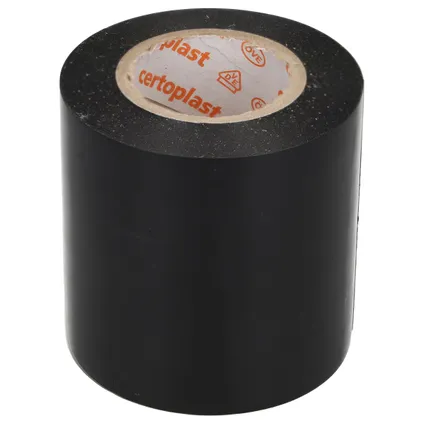 Sanivesk Tape PVC Zwart 50 mm x 10m 4pp