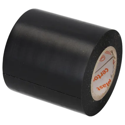 Sanivesk Tape PVC Zwart 50 mm x 10m 4pp 2