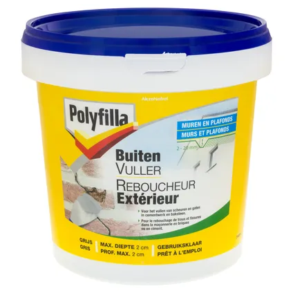 Reboucheur Extérieur Polyfilla pâte 1L