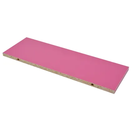 Duraline wandplank roze 4xS XS2 18mm 60x20cm 2